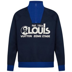 Louis Vuitton Printed Multi Zipped Sweatshirt