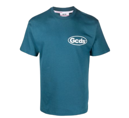 GCDS Oil Blue T-shirt