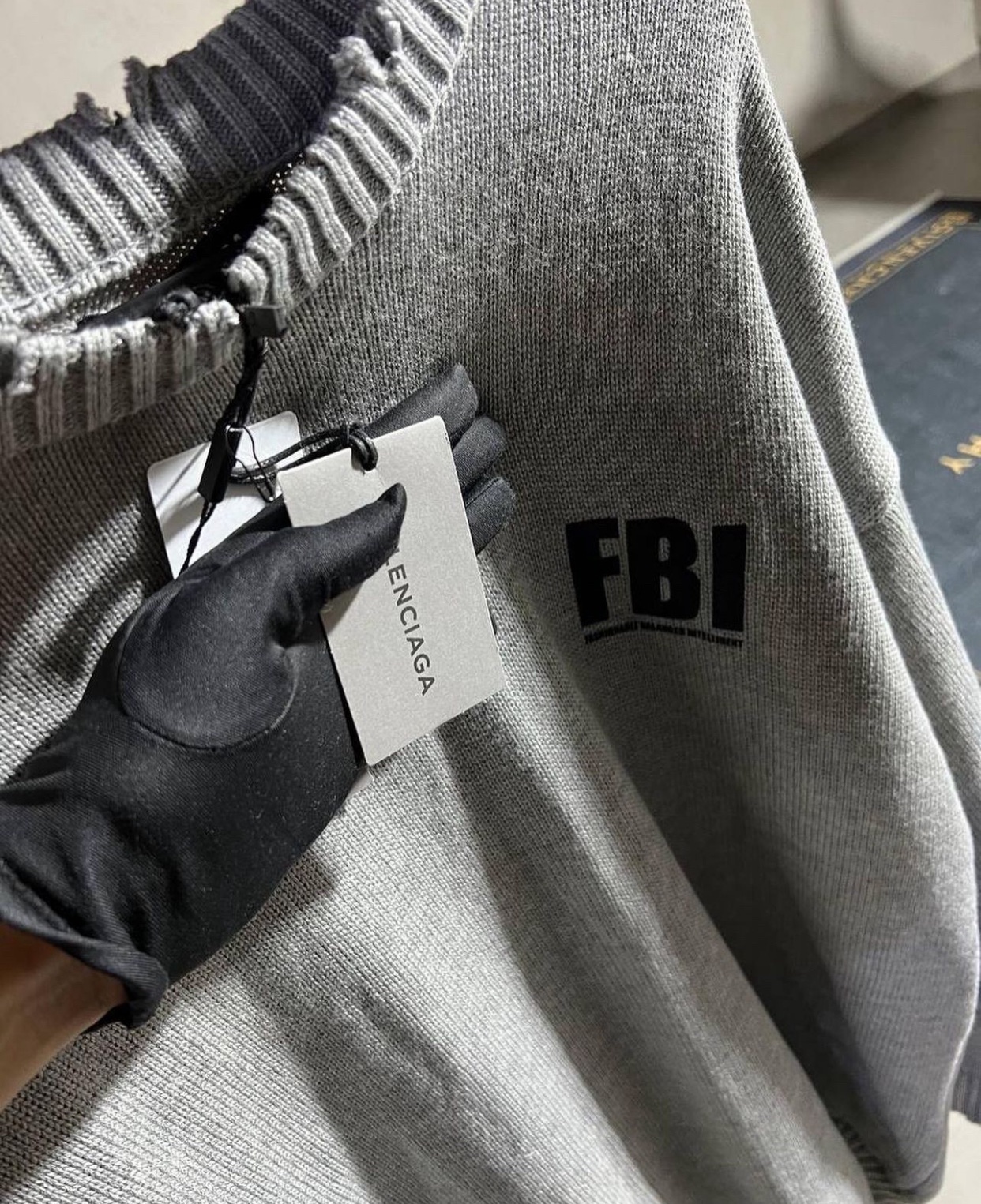 Balenciaga Grey knitwear – תמונה 5