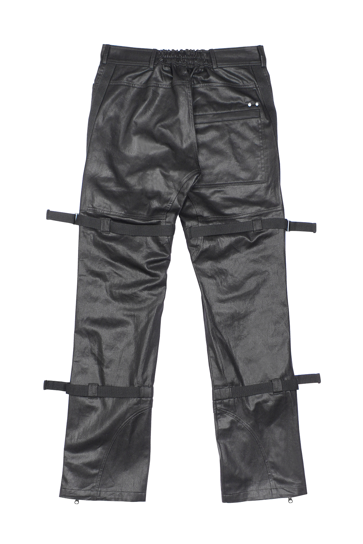 FAR COATED BONDAGE PANTS BLACK – תמונה 2