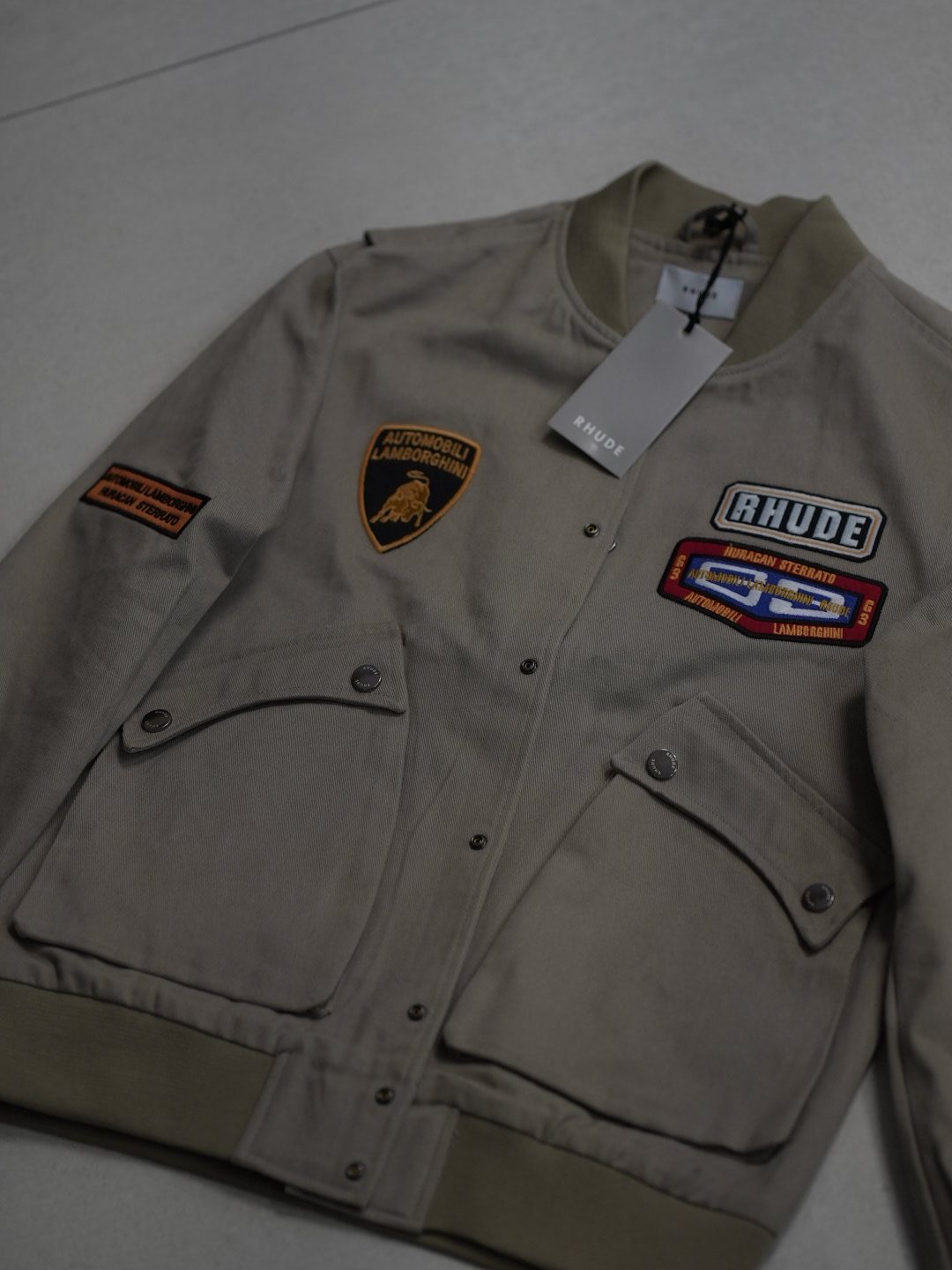 rhude x lamborghini jacket – תמונה 6