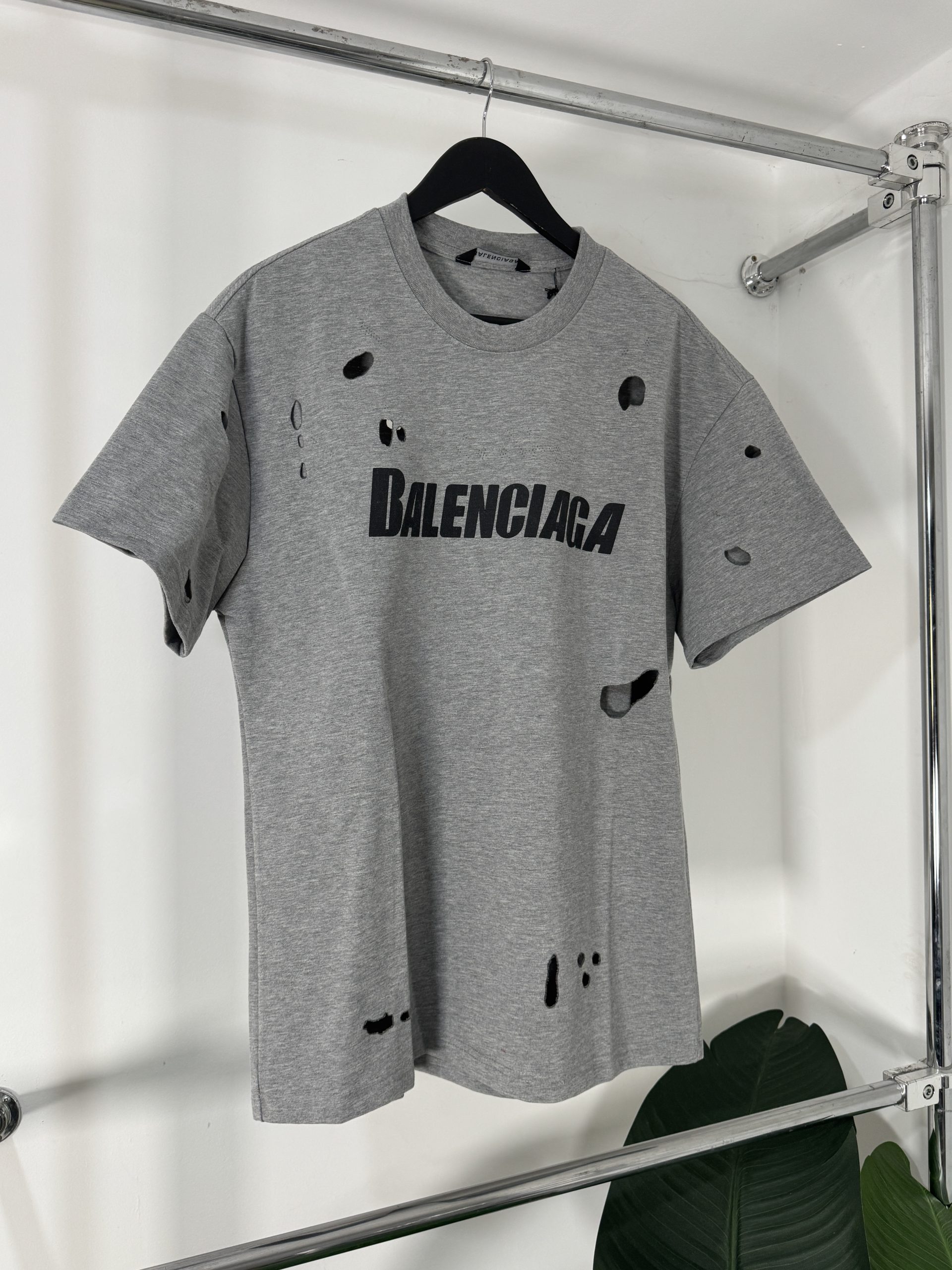 Balenciaga Grey T-shirt – תמונה 2