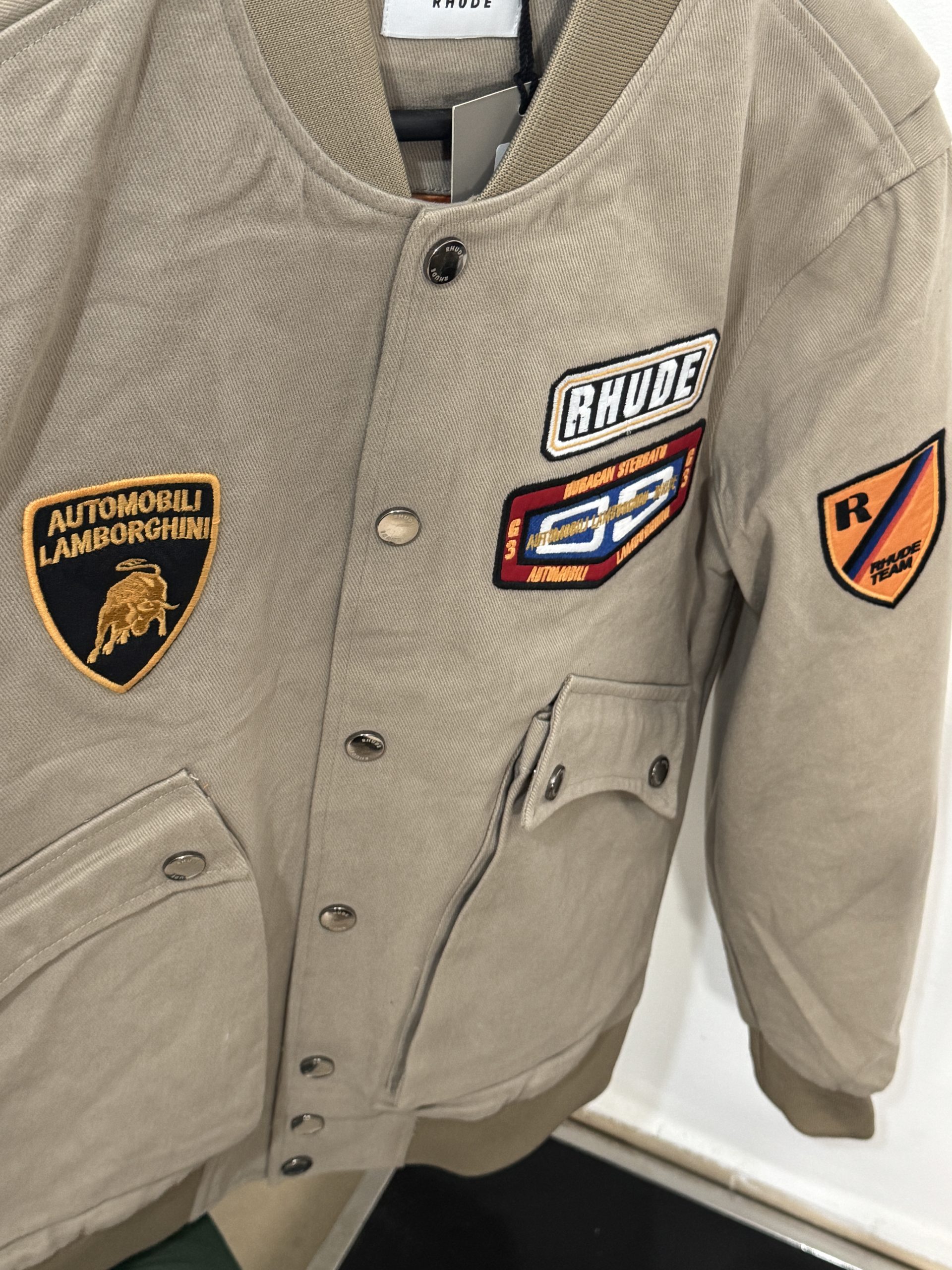 rhude x lamborghini jacket – תמונה 9