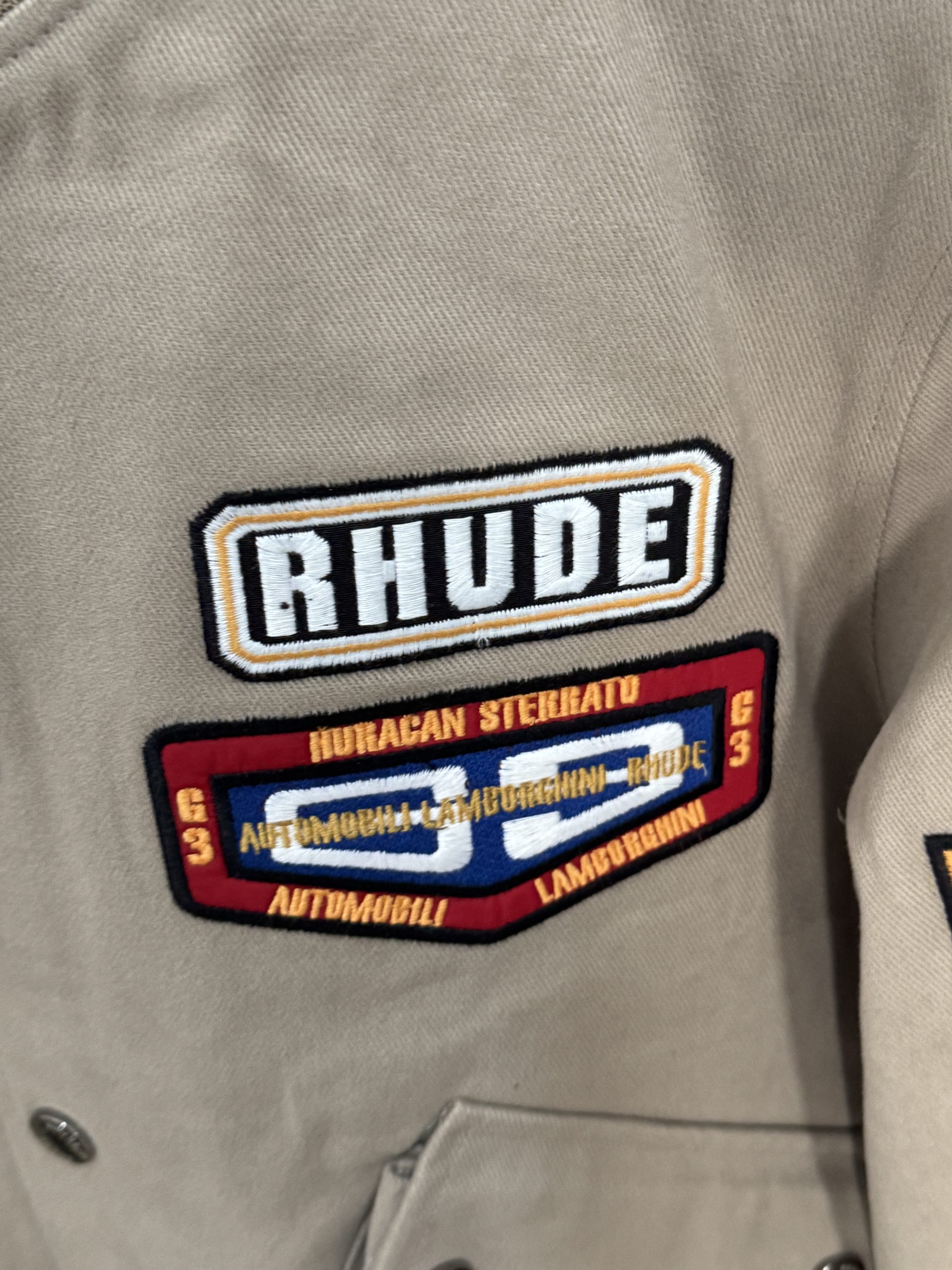 rhude x lamborghini jacket – תמונה 14