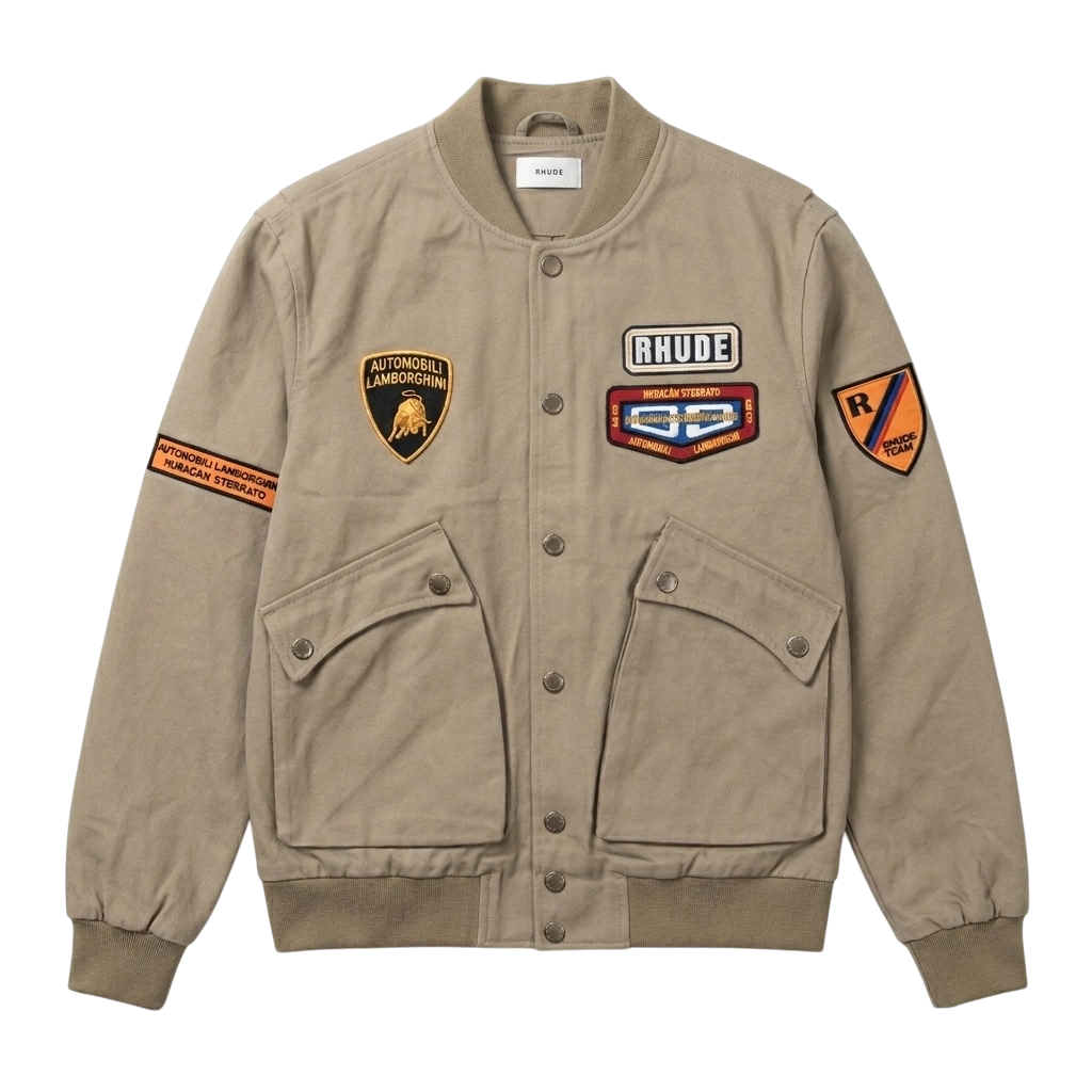 rhude x lamborghini jacket