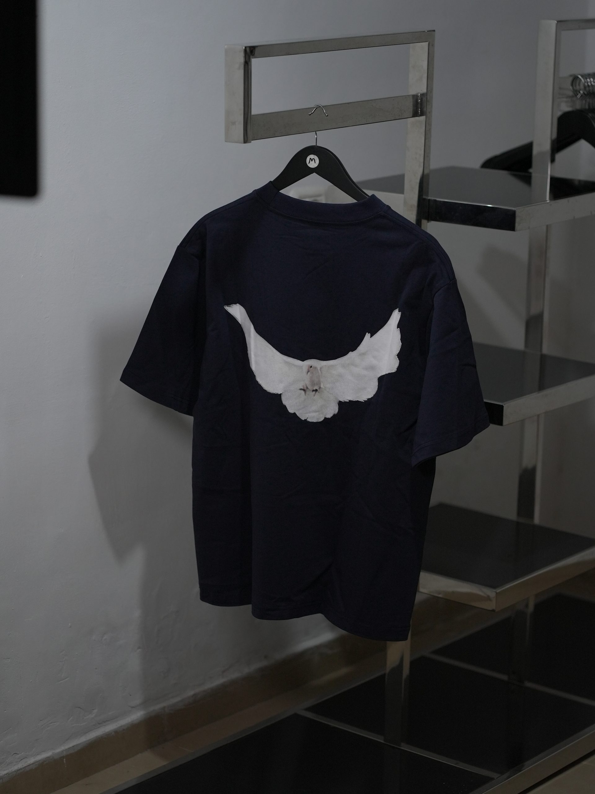 gap x yeezy Dark Blue t shirt – תמונה 6