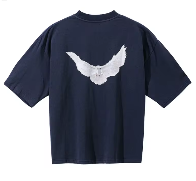 gap x yeezy Dark Blue t shirt