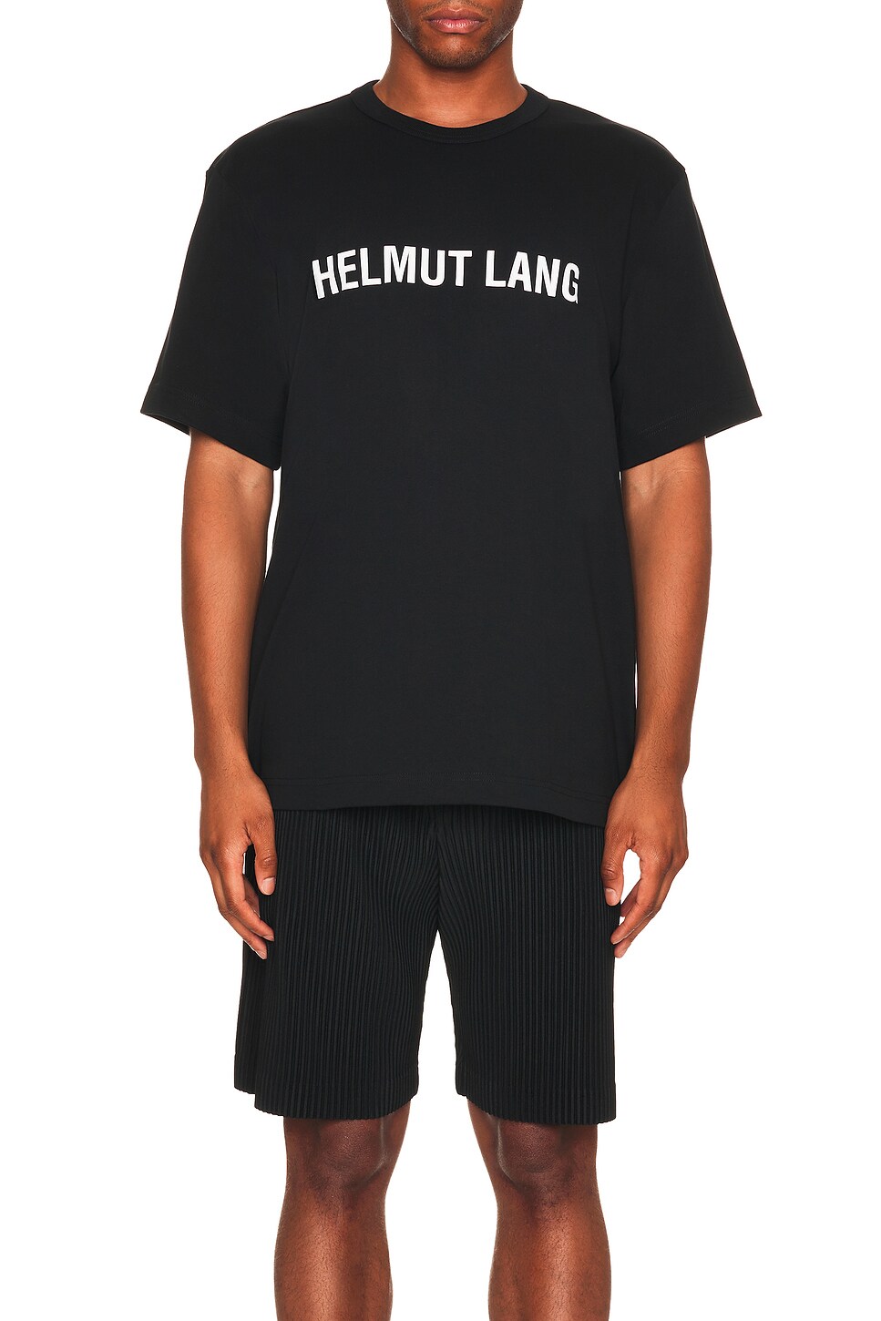 Helmut Lang Black Core Logo T-Shirt – תמונה 7