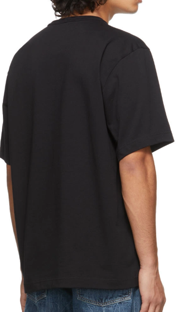 Helmut Lang Black Core Logo T-Shirt – תמונה 6