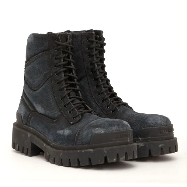 Balenciaga Strike Lace-Up Boots – תמונה 3