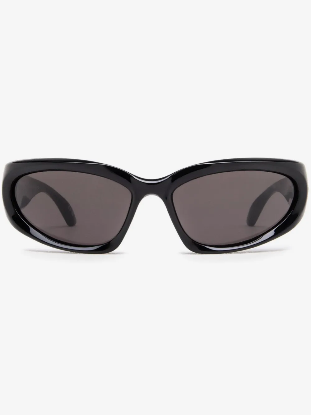 Swift Oval Sunglasses in Black – תמונה 2