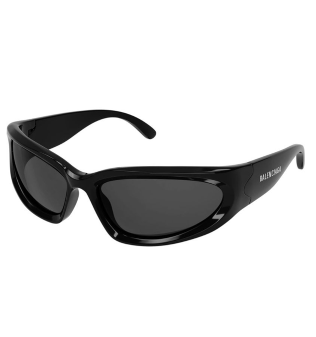 Swift Oval Sunglasses in Black