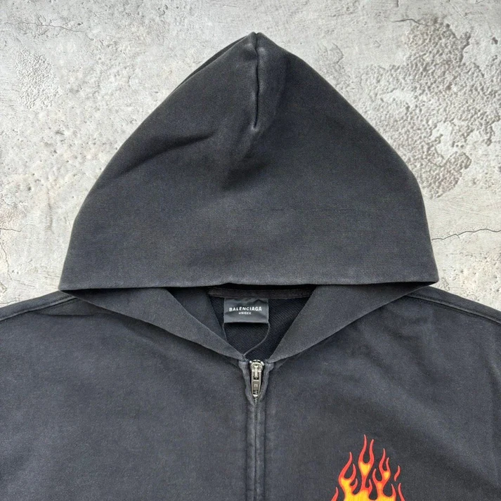 Balenciaga Zip Up Hoodie – תמונה 3